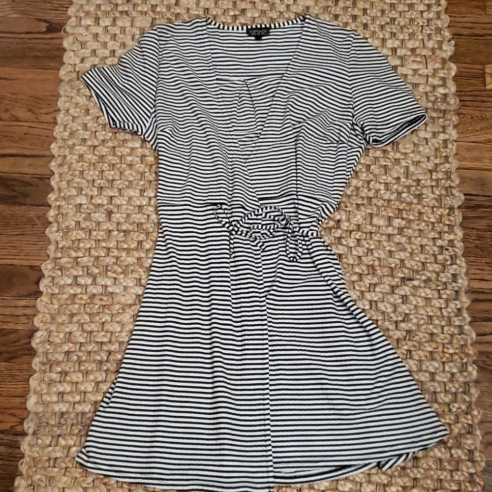 Knit Topshop wrap dress